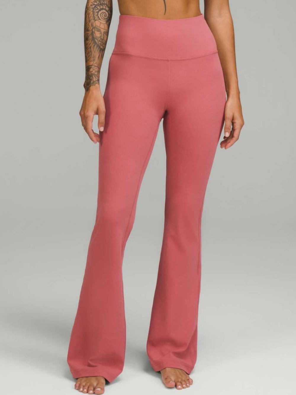 Groove Nulu High-Waist Flare Pants, Women's, Lululemon - Dusty Rose
